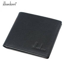 Soft Wallets Men Ultra Thin purse Genuine Leather Wallet Famous Brand High Quality Purses Fashion cowhide 2024 - buy cheap