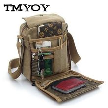 TMYOY Canvas Men Bag Shoulder Messenger Brand Mini Size Men's Crossbody Bag For Phone Key Casual Small Male Bolsa 2018 New AA062 2024 - buy cheap