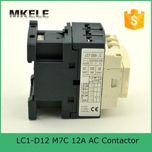 Магнитный электрический контактор переменного тока LC1D12M7, 12A, telemecсоник, напряжение катушки 24 В, 36 В, 110 В, 220 В, 380 В 2024 - купить недорого