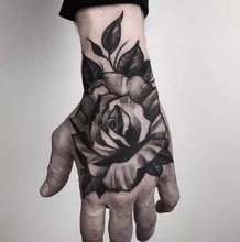 Temporary Tatoo Fake Tattoo Sticker Flower Rose Flash Tatto Tatouage Hand Back Waterproof Tattoos Tatoos for Girl Women Men 2024 - buy cheap