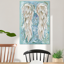 Carteles e impresiones para decoración del hogar, imágenes sobre lienzo para pared, símbolo Musical abstracto, alas de Ángel, para sala de estar 2024 - compra barato