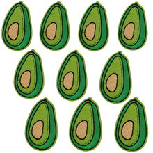 10Pcs Avocados Fruit Patch DIY Patches for Kids Clothes Iron on Embroidered Patches Motif Applique Sticker for Clothes BT099 2024 - buy cheap
