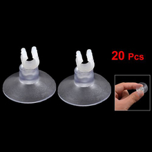 Bestselling 20pcs Aquarium Clear Suction Cup Airline Tube Holders Clips Clamps 2024 - buy cheap