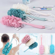 Shower Scrubber Loofah Sponge Bath Back Body Soft Brush Long Handle 1PCS 2024 - buy cheap