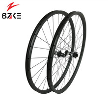 BZKE carbon mtb wheels 29er carbon wheels 350 boost straight pull hubs carbon bike wheelset with Sapim spokes Center lock 2024 - buy cheap