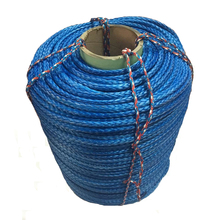 Corda de guincho uhmwpe de 14mm x 100m., corda para reboque de cor azul. 2024 - compre barato