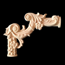 10PCS Wood Carved Corner Onlay Applique Frame Decor Furniture Craft Unpainted Figurines Miniatures 2024 - buy cheap