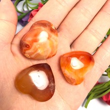 Reiki-cristal de cuarzo con forma de corazón, piedra Natural tallada, curativa, Chakra, 3 unidades 2024 - compra barato