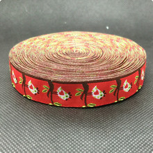 5/8"16mmX10yards/lot handmade accessories laciness ribbon Jacquard Ribbon with red lovee bird free shipping 2024 - buy cheap