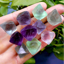 3pcs/lot Natural Fluorite Crystal Rock Stones Rare Gemstone Original Specimen Quartz Crystal Mineral Aquarium Decoration 2024 - buy cheap