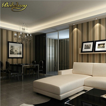 Beibehang reunindo simples listrado papel de parede quarto sala estar sofá backgroud para 3d 2024 - compre barato