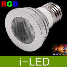 30p/lot 2 Million Color Changing RGB LED Lights bulb 5W E27 GU10 MR16 led spotlights 50000hrs CREE CE ROHS 110V-240V 2024 - купить недорого