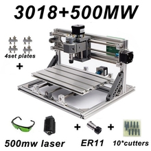 CNC 3018 Engraving Machine 5500mw with ER11 Wood Router Grinder PCB Milling Machine PVC Wood Carving Machine DIY CNC Windows 2024 - buy cheap