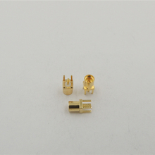 Mmcx conector coaxial de montagem pcb, conector fêmea com soquete central, com solda reta 2024 - compre barato