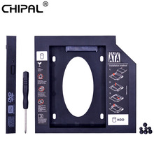 CHIPAL Universal Plastic 2nd HDD Caddy 12.7mm SATA 3.0 for 2.5'' SSD Case Hard Disk Enclosure for Laptop CD-ROM DVD-ROM Optibay 2024 - buy cheap