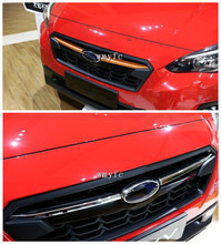 Chromium Styling Front Grille Grill Cover Trim Molding FOR Subaru XV GT3 GT7 2017 2018 2019 ABS 2024 - buy cheap