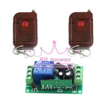1ch interruptor de controle remoto sem fio 315mhz 433mhz, transmissor rf controlador e receptor icecontroller, 1 chave, código de aprendizagem