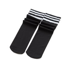 Lytwtw's Sexy Medias Fashion Summer Striped Velvet Women Thigh High Over The Knee Stockings for Ladies Girls Long Stocking 2024 - buy cheap