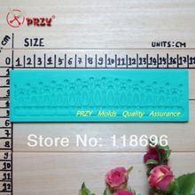 New 100% food grade raw material Hot and Utility Sugar Lace Mould for Cake Decoration Instant Lace Mold fondant caked No.L209 2024 - buy cheap