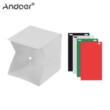 Andoer Portable Photo Studio LED Light Box Shooting Tent Folding Photography Softbox w/ 1pc LED Strip w/ 35pcs 6500K Light Beads 2024 - buy cheap