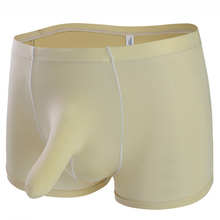 Mens Underwear Boxers Shorts Ice Silk Elephant Nose Panties Men Sexy Cueca Boxer Shorts Male Underwear Boxer Underpants 2024 - buy cheap