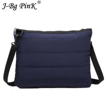 Bolsa de mão feminina de algodão espaço, bolsa de ombro casual para mulheres da moda de inverno 2018 2024 - compre barato
