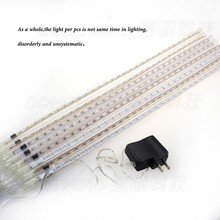 Juego de 8 unidades de luces LED de 50cm, 100-240V, con enchufe europeo y estadounidense, para decoración de fiestas, bodas y Navidad 2024 - compra barato