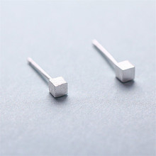 Fashion Silver Color Square Stud Earrings for Women Party Jewelry pendientes boucle d oreille eh937 2024 - buy cheap