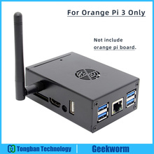 Orange Pi 3 Metal Case with Cooling Fan Set, Protective Case / Shell / Enclosure  / Box for Orange Pi 3 2024 - buy cheap