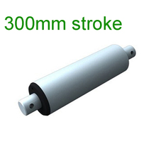 Atuador elétrico linear 300mm, motor micro tubular, 1500n, 45mm de diâmetro, 12v, 24v, atuador linear 2024 - compre barato