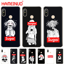 HAMEINUO-funda de Anime para Xiaomi Mi 8 se A2 lite redmi 6 6a 6 pro note 6 PRO pocophone F1 para redmi s2, Sugoi Senpai 2024 - compra barato