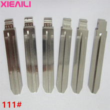 XIEAILI 50Pcs/lot For 111# Blank Uncut Remote Key Blade For Subaru (Side Slot) S232 2024 - buy cheap