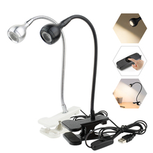 Mini Flexible USB Linterna Led Recargable LED Table Lamp Desk Lamp Warm White/ White Modern Lampen Table Light Black/Silver 2024 - buy cheap