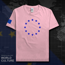 Футболка мужская с символикой ЕС и Европы, модная футболка 2019, футболки с символикой Всекитайской команды, футболка из 100% хлопка, одежда для фитнеса 20 2024 - купить недорого