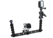 Monópode de Selfie F18282, brazo de luz subacuática de buceo, montaje de aluminio para cámara HERO3/3 +/4/5 Xiaoyi 2024 - compra barato