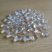 200feet/lot crystal glass garland wedding beads strand Christmas tree ceterpiece decor free shipping 2024 - buy cheap