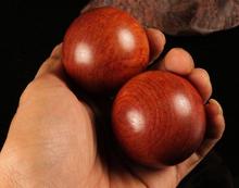 Rosewood round handball acupuncture massage ball wooden palm massage ball 2024 - buy cheap