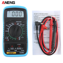 ANENG XL830L Portable Digital Multimeter multi meter AC / DC Voltage meter dc ammeter Resistance Meter Tester Blue Backlight 2024 - buy cheap