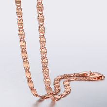 Женское и мужское ожерелье из серебра 585 пробы, 4 мм 2024 - купить недорого