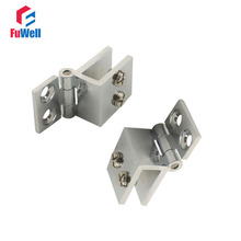 4pcs Adjustable 0 Degree Cabinet Glass Door Hinge Wall to Glass Door Clip Hinges Fit for 6-8mm Shower Glass Hinge Clamp 2024 - buy cheap