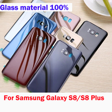 50 pcs Housing Rear Battery Door Case For Samsung Galaxy S8 G950 S8+ S8Plus G955 S8 Plus Back Glass Cover +Camera Lens +Adhesive 2024 - buy cheap