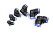 PV-16mm to 16mm OD Tube L shaped Elbow Quick Fittings Connector Adapters One Touch Pneumatic Piping Fitting Pneumatic 2024 - buy cheap