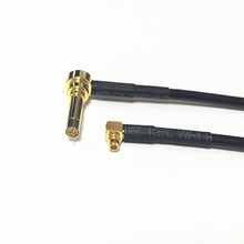 Nuevo Cable de módem inalámbrico MS156 ángulo recto a conector macho MMCX conector de ángulo recto RG174 Cable 20CM8 "Cola de cerdo rápida nave 2024 - compra barato
