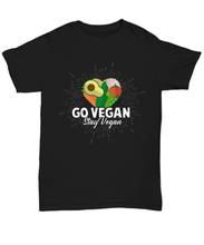 Go Vegan Stay Vegan T Shirt - Unisex Tee 2019 New Summer Men Hot Sale Fashion Top Tee 100% Cotton Humor T Shirts 2024 - buy cheap