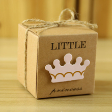 1PC European Style Gift Box Wedding Candy Box Baby Shower Boy Girl Kraft Gift Bag Happy Birthday Party Decor Kids Gift Box 2024 - buy cheap