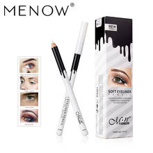 MENOW Brand  Makeup Silky Wood Cosmetic White Eyeliner Pencil Silkworm White Highlight Pen 12 pcs/set Waterproof Eyeliner P112 2024 - buy cheap