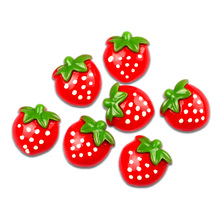 LF 20Pcs Mixed Resin Strawberry 25x23mm Decoration Crafts Flatback Cabochon Embellishments For Scrapbooking Cute Diy Accessories 2024 - buy cheap