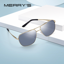 MERRY'S-gafas de sol cuadradas clásicas para hombre, lentes polarizadas HD para conducir, de lujo, protección UV400, S8312 2024 - compra barato