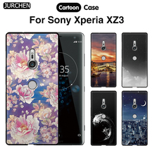 Мягкий силиконовый чехол JURCHEN для телефона Sony Xperia XZ3, чехол, роскошный мультяшный чехол для Soni XZ3, чехол для Sony Xperia XZ3, чехол 6 дюймов 2024 - купить недорого