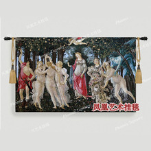 Sandro Botticelli - LaPrimavera Art tapestry fashion wall hangings 88*140cm fabric soft  Home textile decoration H152 2024 - buy cheap